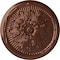 Ekena Millwork Luton Ceiling Medallion (Fits Canopies up to 3 1/2"), Hand-Painted Copper Penny, 21"OD x 2"P CM21LUCPS - alternate 1